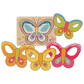 Fluturi Puzzle stratificat