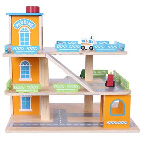 Garaj din lemn cu lift, EcoToys