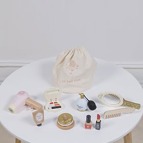 Geantă cosmetică cu accesorii din lemn, Le Toy Van