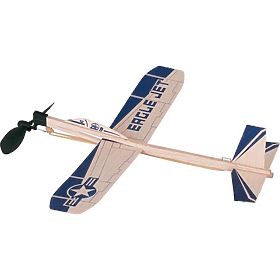Goki Avion cu elastic Eagle Jet, Goki