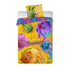 Lenjerie de pat copii Sunny Bunnies 135x100 cm + 60x40 cm, Faro