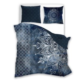 Lenjerie de pat din bumbac Mandala 140x200cm + 70x90cm, Faro