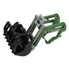 Încărcător frontal Bruder pentru tractoare John Deere 6920 verde