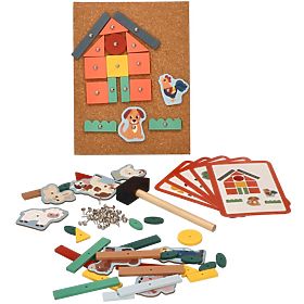 Joc de ciocănit din plută - Aventuri la fermă, AdamToys