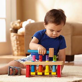 Jucărie de lovit cu ciocanul - Omuleți săltăreți Melissa and Doug