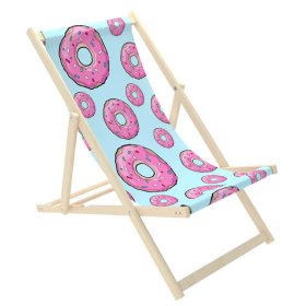 Scaun de plajă Pink Donuts, Chill Outdoor