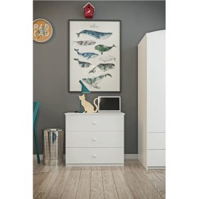 Dulap cu sertare pentru copii-alb, Ourbaby