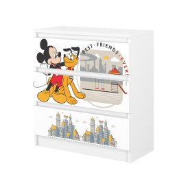 Comodă pentru copii Disney - Mickey și prietenii, BabyBoo, Mickey Mouse