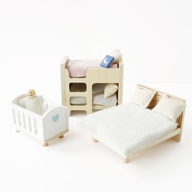 Le Toy Van Mobilier Starter Daisylane - set complet pentru căsuță de păpuși, Le Toy Van