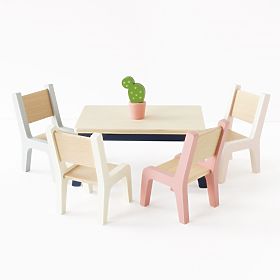 Le Toy Van Mobilier Starter Daisylane - set complet pentru căsuță de păpuși