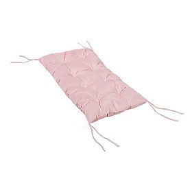 Leagăn montessori din lemn cu pernă roz - 100 cm