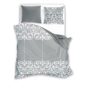 Lenjerie de pat din bumbac Ornamente Glamour 140x200cm + 70x90cm, Faro