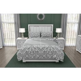 Lenjerie de pat din bumbac Ornamente Glamour 140x200cm + 70x90cm, Faro