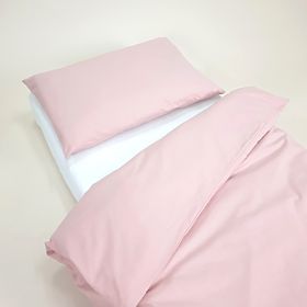 Lenjerie de pat din bumbac pentru copii 100x135 cm - roz, Ourbaby®