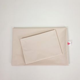 Lenjerie de pat pentru copii din bumbac 100x135 cm - bej, Ourbaby®