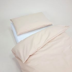 Lenjerie de pat pentru copii din bumbac 100x135 cm - bej, Ourbaby®