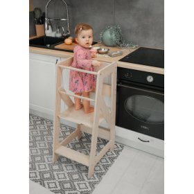 Turnul de învățare Montessori Pola MAXI 90 - natural, Ourbaby