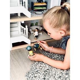 Little Foot Wooden Figures Family