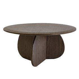 Masă de cafea Noku 80 cm, nuc închis