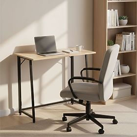 Masă de calculator pliabilă 80x45 cm masă pentru laptop stejar deschis loft ModernHome