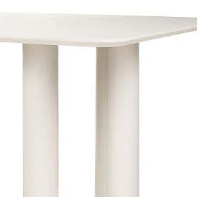 Masa extensibilă Loa 140-200 cm, furnir de fag, culoare cașmir, lemn de fag, rotunjit