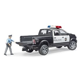 Mașină de poliție Bruder RAM cu polițist, Bruder