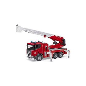 Mașină de pompieri Bruder Scania cu scară, Bruder