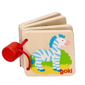 Mini carte din lemn GOKI, Goki