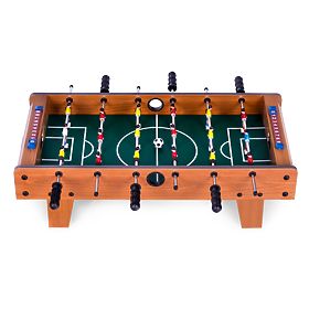 Mini fotbal de masă 69x35,5 cm fotbal de masă din lemn ECOTOYS