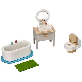 Mobilier pentru căsuța de păpuși Baie