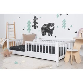 Pat mic pentru copii Montessori Ourbaby - alb