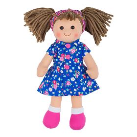 Păpușa de pânză Bigjigs Toys Hollie 28 cm