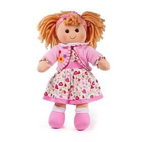 Păpușa de pânză Bigjigs Toys Kelly 34 cm, Bigjigs Toys