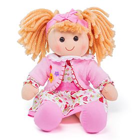Păpușa de pânză Bigjigs Toys Kelly 34 cm