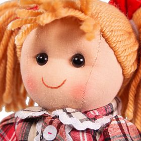 Păpușa de pânză Bigjigs Toys Mandie 34 cm