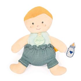 Păpușă Doudou Jolijou 18 cm verde, Doudou Jolijou Paris