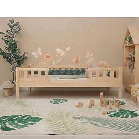 Pat de copii Ourbaby Meadow plus 2 balustrade - natural, Ourbaby®