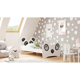 Pat de o persoană Panda 160x80 cu saltea