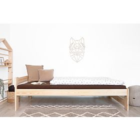 Pat din lemn Mel 200x90 - natural