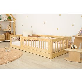 Pat de copii Montessori Ourbaby Plus - natural
