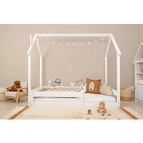 Pat de copii Montessori Chimney alb, Ourbaby®