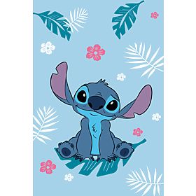 Pătură fleece 'Albastră' Lilo și Stitch, Lilo and Stitch