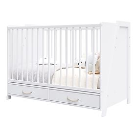 2în1 Pătuț și birou CONE 120x60 - WHITE