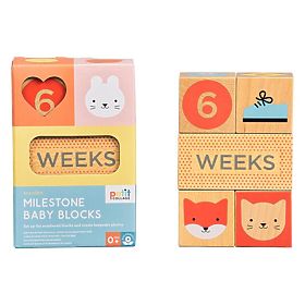 Petit Collage Cuburi elegante Milestone