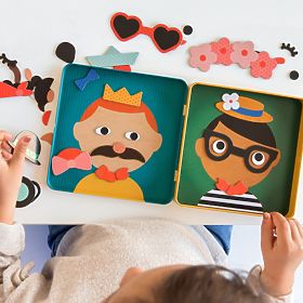 Petit Collage Puzzle magnetic Fețe fericite