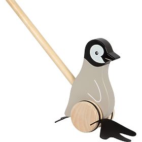 Pinguin de împins pe băț