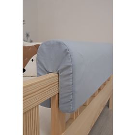 Protecție pentru pat Ourbaby - Jersey - Gri deschis