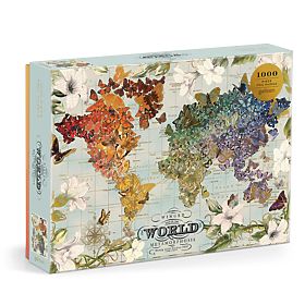 Puzzle cu folie Galison Wendy Gold Metamorfoza înaripată 1000 de piese