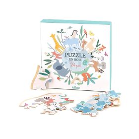 Puzzle din lemn - Lumea