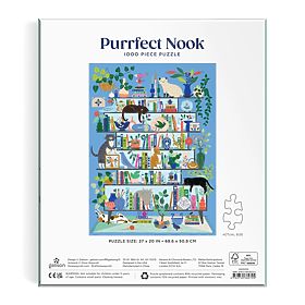 Puzzle Galison Biblioteca pisicilor 1000 de piese